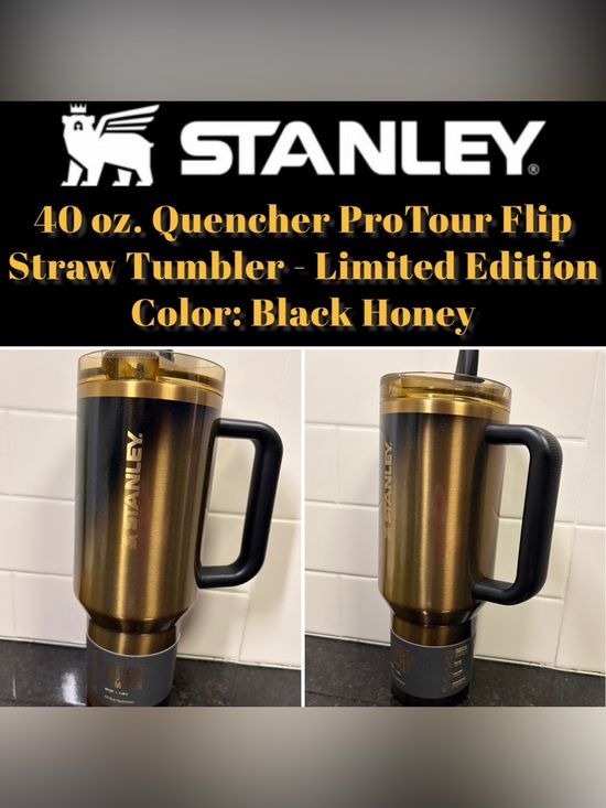 Stanley Accessories - Stanley - 40 oz. Quencher ProTour Flip Straw Tumbler - BLACK HONEY (Ltd. Edt)
